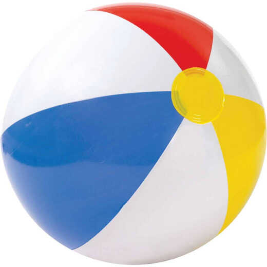 Intex 20 In. Glossy Colored Panel Beach Ball